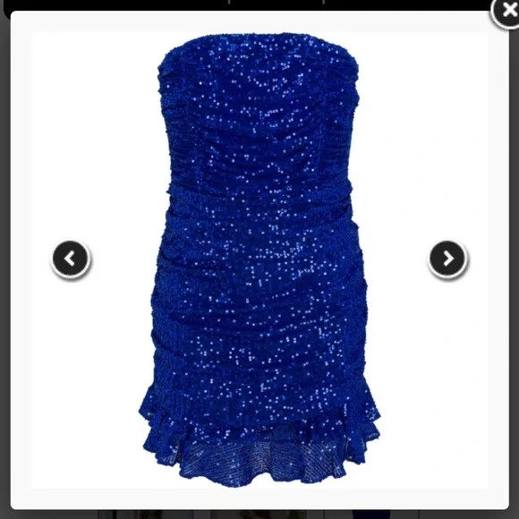 Gold Rush NYC Ophelia Capri Blue Dress TWEEN party dress NEW